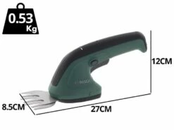 Cisaille à Batterie Pour Pelouse Bosch EasyShear - Lame Pour Pelouse Et Lame Taille-haies