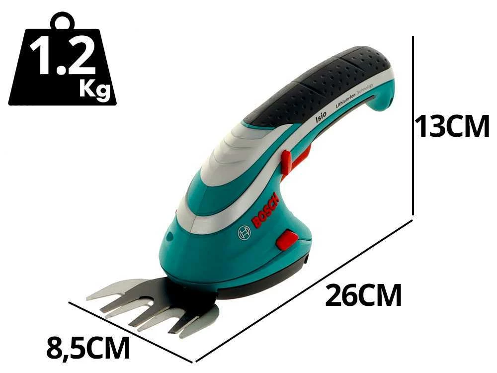 Cisaille Ă Batterie Pour Pelouse Bosch ISIO3 - Lame Gazon Et Lame Haies