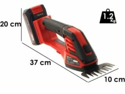Cisaille à Batterie Pour Pelouse Einhell GE-CG 18/100 Li - Kit Avec Batterie 18V/2.5 Ah Et Chargeur