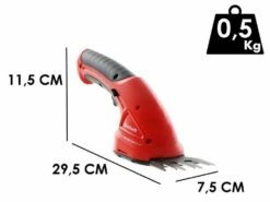 Cisaille Einhell GC-CG 3,6 Li WT - Batterie Li-ion 3.6V De 1.3 Ah - 2 Lames Offertes