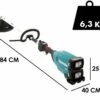 Débroussailleuse à Batterie Makita DUR369LZ De 36V - 2 Batteries 18V 5ah, Chargeur Et Mallette