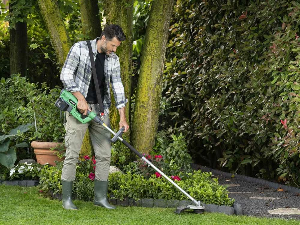 Débroussailleuse électrique à Batterie Ribimex PRBAT20-DEBTSB De 40V - Batteries 2x20V 4Ah – Image 17