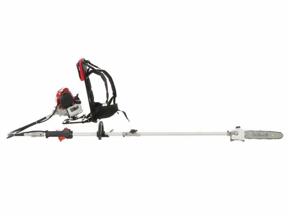 Débroussailleuse Multifonction Thermique à Dos Avec Perche élagueuse Et Taille-haies GeoTech GT-4 36 BP - 36 Cc – Image 9
