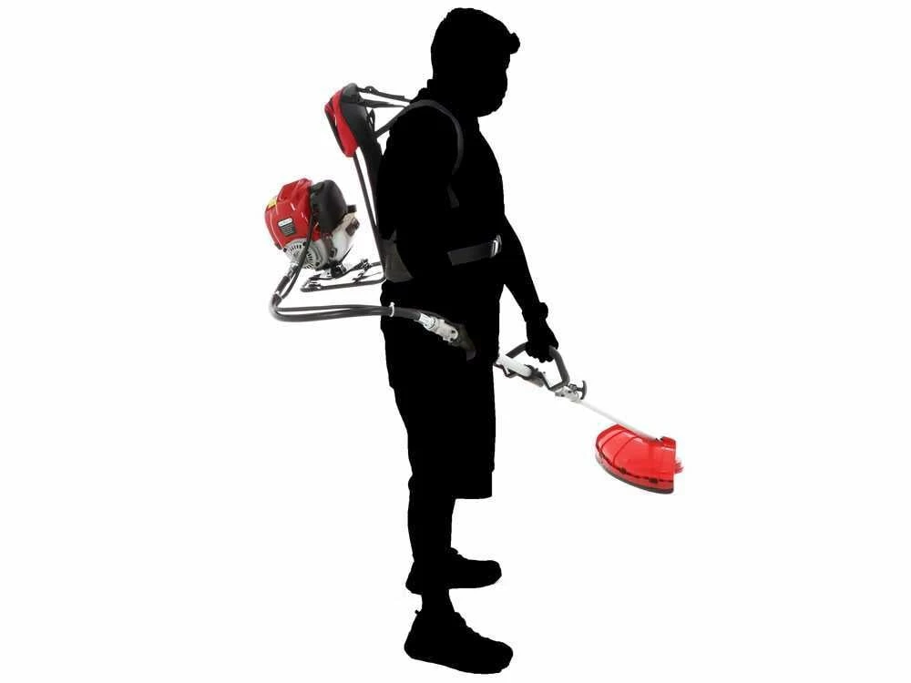 Débroussailleuse Multifonction Thermique à Dos Avec Perche élagueuse Et Taille-haies GeoTech GT-4 36 BP - 36 Cc – Image 4