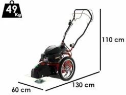 Débroussailleuse à Roues Thermique FLO SPEED 7HO - Avec Moteur Honda GCVx 170 - Tondeuse Débroussailleuse à Roues