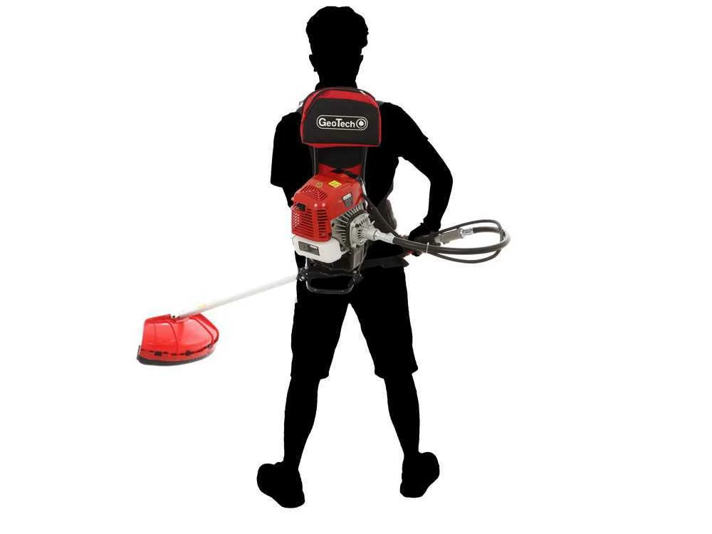 Débroussailleuse Thermique Avec Sac à Dos 2 Temps GeoTech GT-2 58 BP - 58cm3 – Image 2