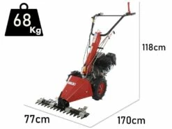 Motofaucheuse Geotech MCT650 Avec Barre De Coupe - Moteur Loncin à Essence De 196cm3 - 6.5HP