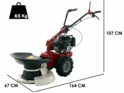 Motofaucheuse Rotative Thermique à Roues Tractée Eurosystems RS210 - Loncin 196 OHV