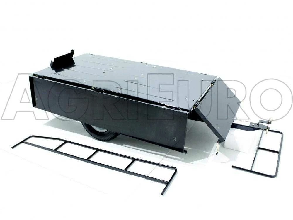 Remorque Basculante Tractée MAXI En Acier Pour Tondeuse Autoportée - Parois Démontables – Image 13