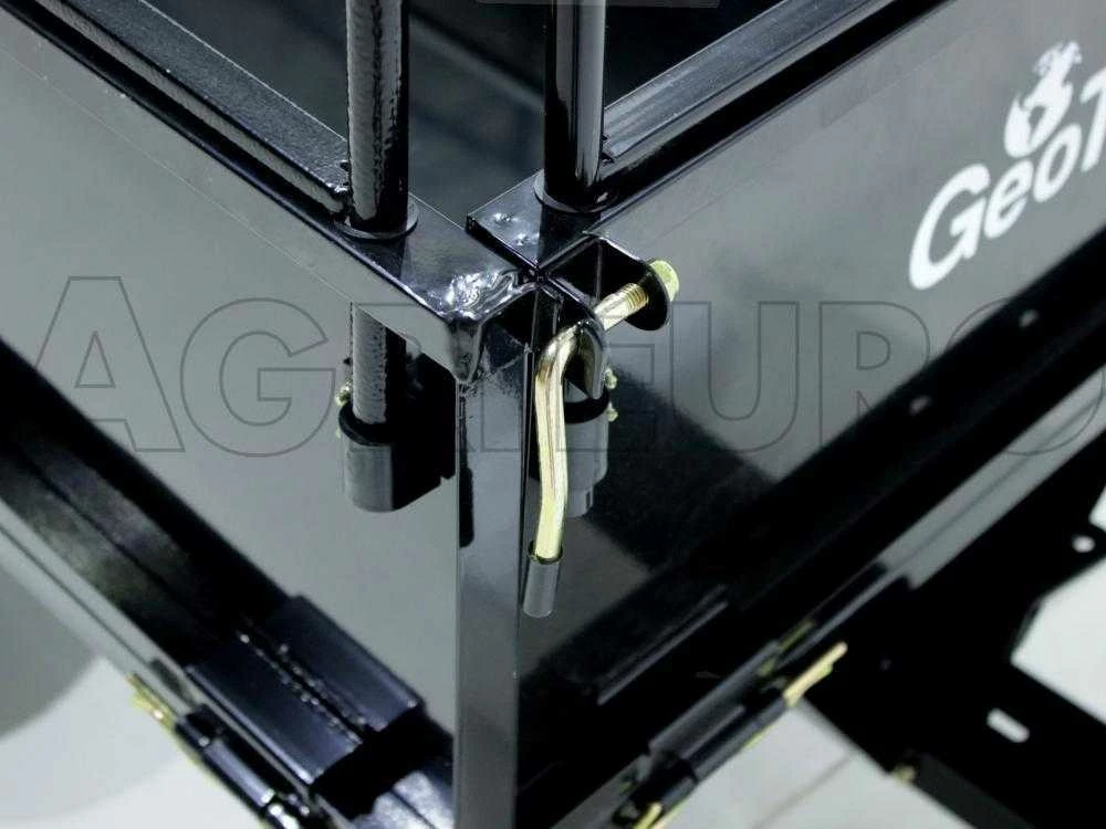 Remorque Basculante Tractée MAXI En Acier Pour Tondeuse Autoportée - Parois Démontables – Image 14