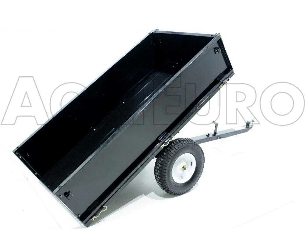 Remorque Basculante Tractée MAXI En Acier Pour Tondeuse Autoportée - Parois Démontables – Image 17