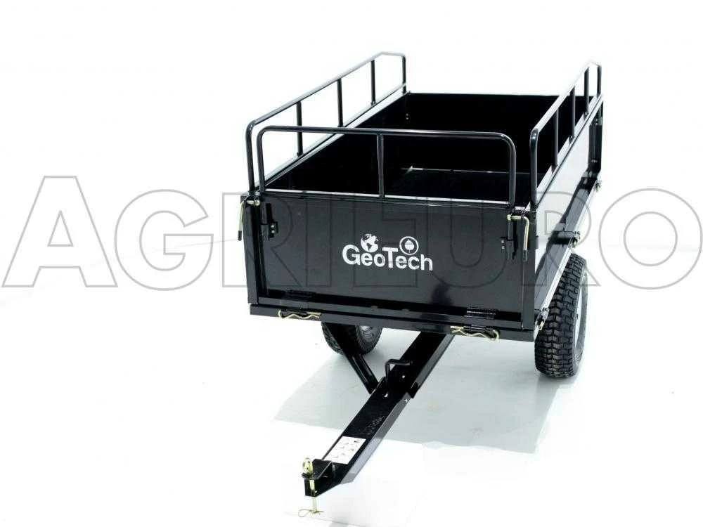 Remorque Basculante Tractée MAXI En Acier Pour Tondeuse Autoportée - Parois Démontables – Image 3