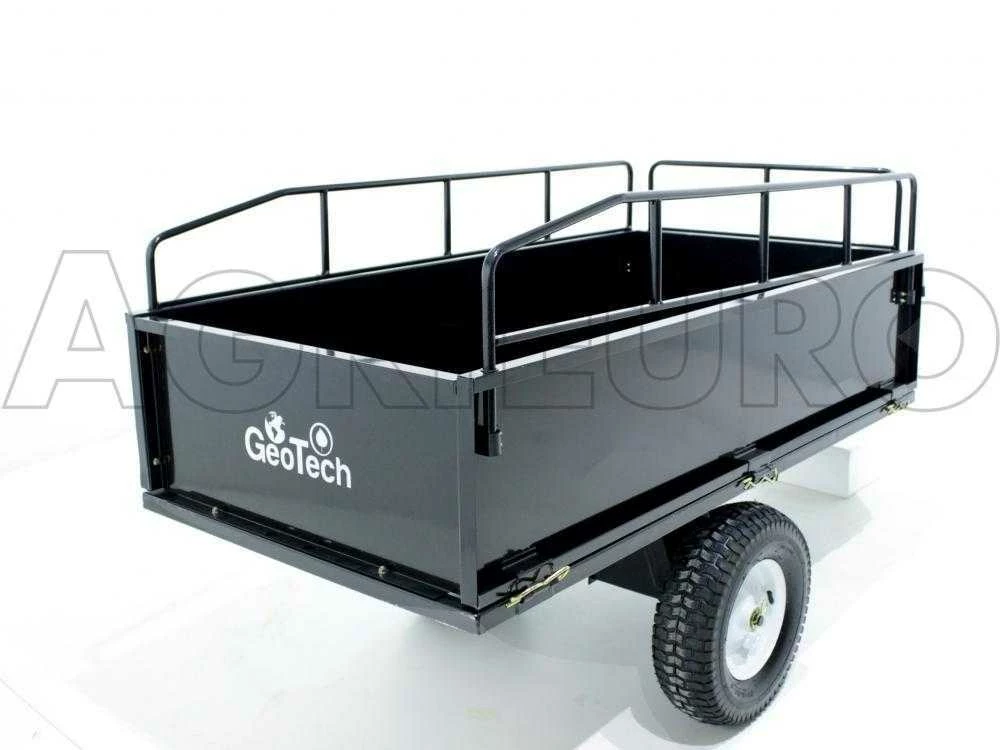 Remorque Basculante Tractée MAXI En Acier Pour Tondeuse Autoportée - Parois Démontables – Image 7