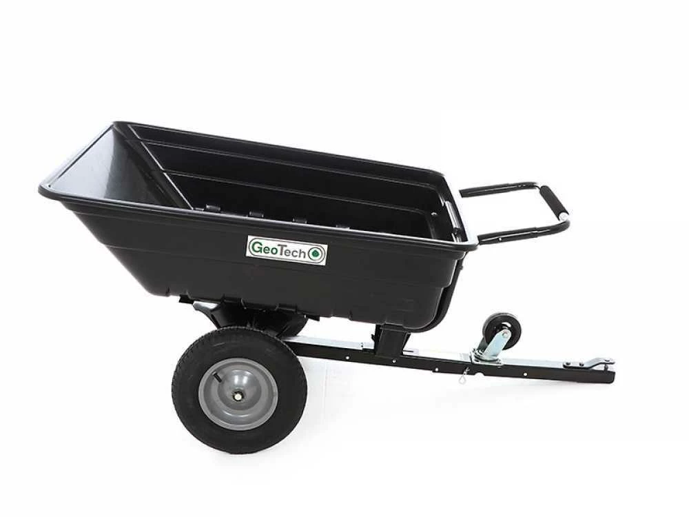 Remorque Tractée Pour Tondeuse Autoportée GeoTech TC3080PL - Remorque Avec Vasque En Plastique