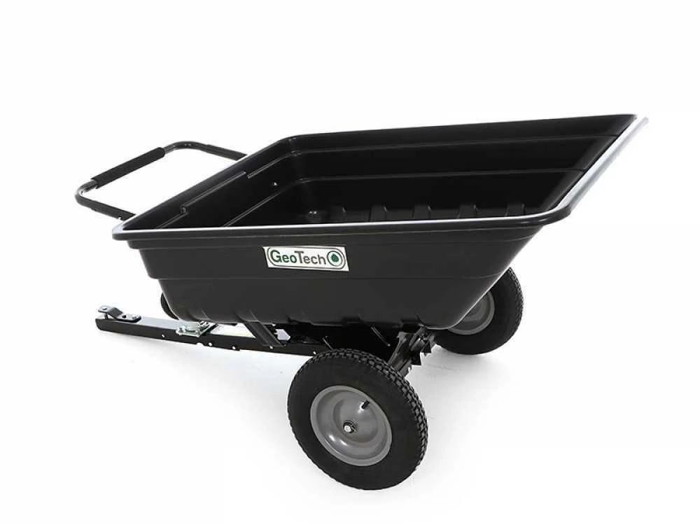 Remorque Tractée Pour Tondeuse Autoportée GeoTech TC3080PL - Remorque Avec Vasque En Plastique – Image 3