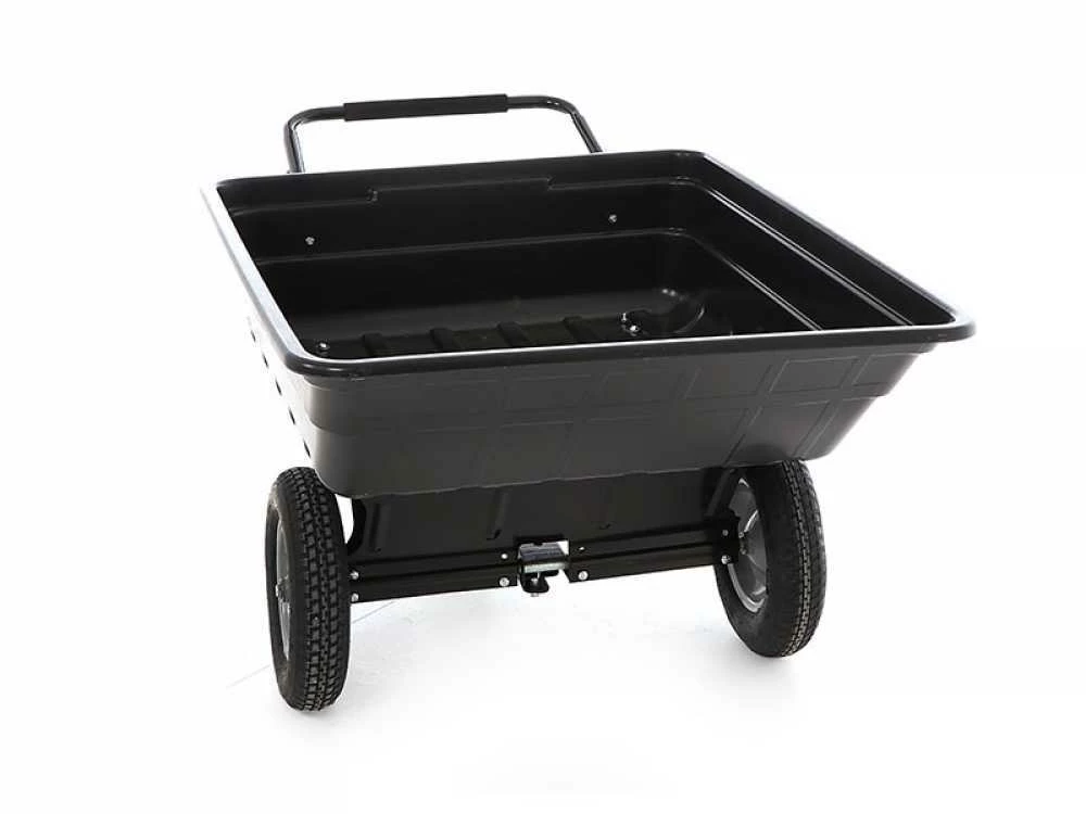 Remorque Tractée Pour Tondeuse Autoportée GeoTech TC3080PL - Remorque Avec Vasque En Plastique – Image 2