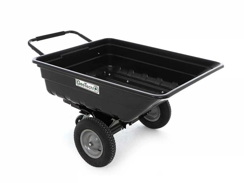 Remorque Tractée Pour Tondeuse Autoportée GeoTech TC3080PL - Remorque Avec Vasque En Plastique – Image 6