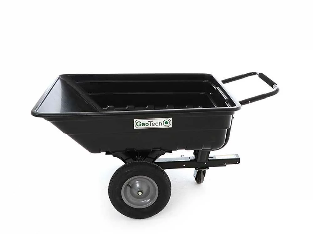 Remorque Tractée Pour Tondeuse Autoportée GeoTech TC3080PL - Remorque Avec Vasque En Plastique – Image 8