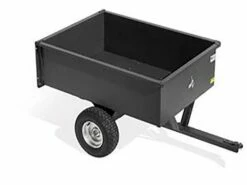 Remorque Tractée En Acier Pour Autoportée 122x86, Roues Grand Format