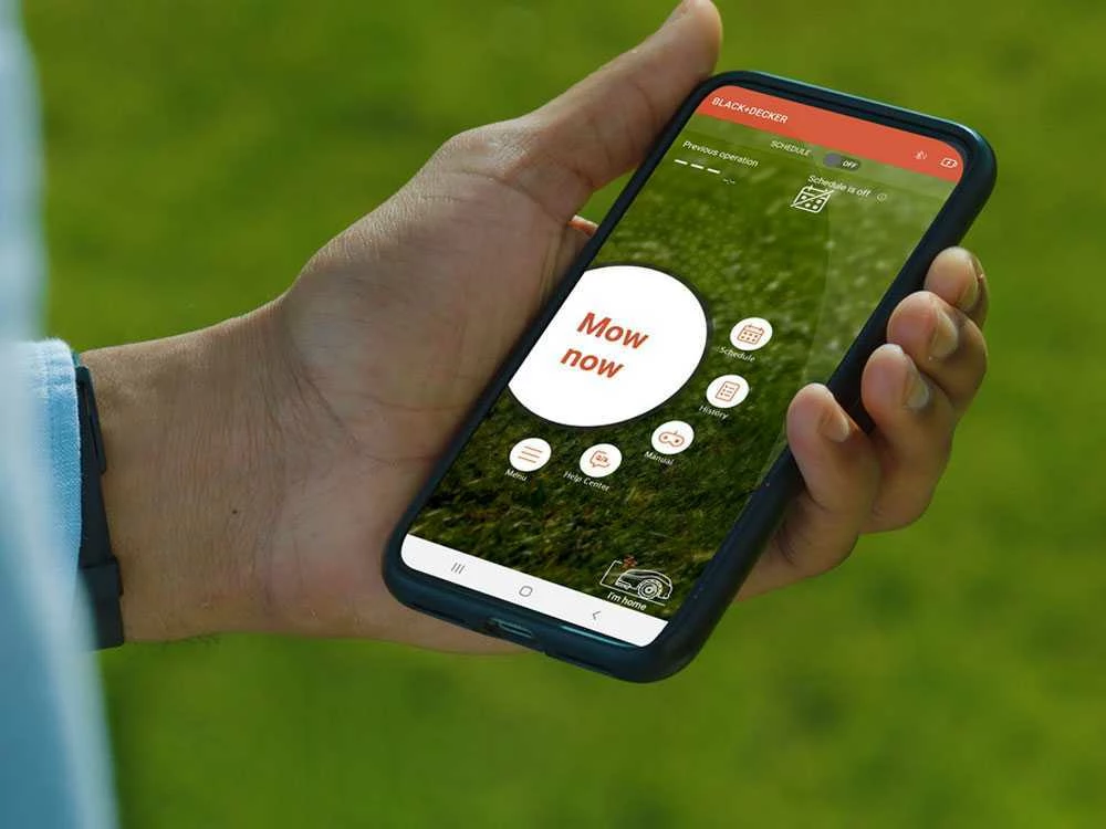 Robot Tondeuse Black & Decker BCRMW123-QW Avec Périmètre - Robot Tondeuse Avec Batterie Au Lithium 12V – Image 18