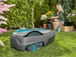 Robot Tondeuse Gardena SILENO City 250 - Tondeuse Robotisée Avec Fil Périmétrique