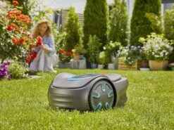 Robot Tondeuse Gardena SILENO Minimo 250 - Robot Tondeuse Avec Fil Périmétrique