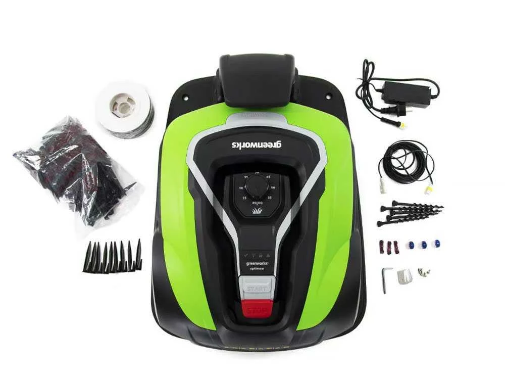 Robot Tondeuse Greenworks OPTIMOW 10 GRL110 - Tondeuse Avec Câble Périmétrique – Image 16