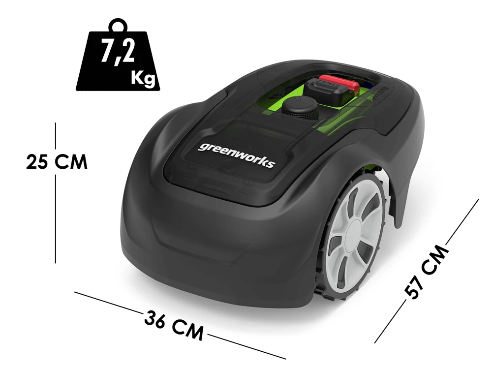 Robot Tondeuse Greenworks OPTIMOW 5 - Tondeuse Avec Câble Périmétrique – Image 2