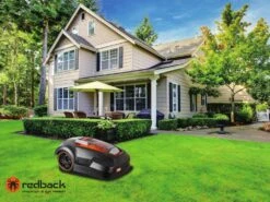 Robot Tondeuse Redback RM24A-10-W - Robot Tondeuse Avec Fil Périmétrique - Batterie Au Lithium 28V 3Ah