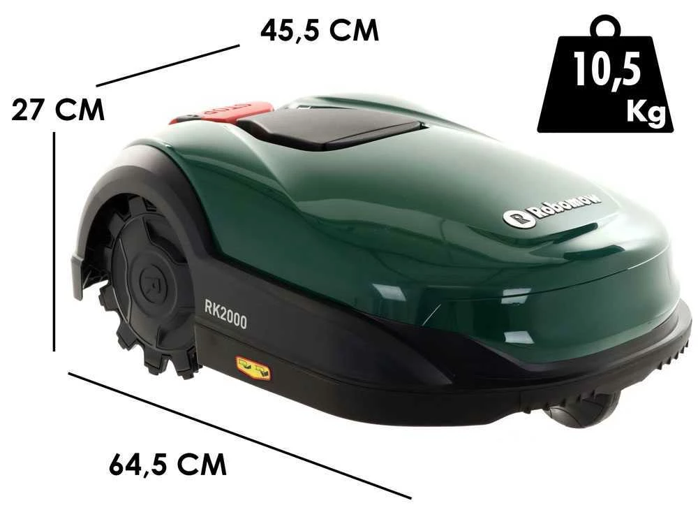 Robot Tondeuse Robomow RK 2000 Avec Périmètre - Tondeuse Avec Batterie Au Lithium – Image 2