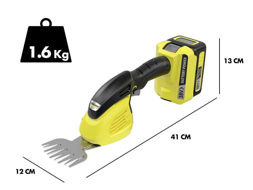 Sculpte-haie/cisaille électrique à Batterie Karcher GSH 18-20