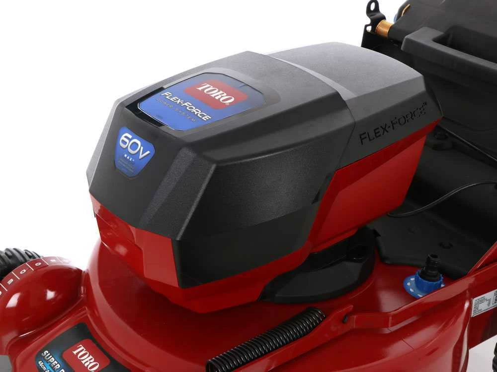 Tondeuse Ă Batterie TORO Super Recycler TO-21848 - 60V - 6Ah - Coupe De 48 Cm - Bac De 60 L â Image 10