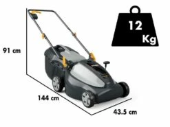 Tondeuse à Gazon électrique Sur Batterie Alpina AL1 3820 Li - Tondeuse Avec Bac De Ramassage