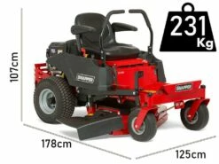 Tondeuse Autoportée Professionnelle à Rayon De Braquage Zéro Snapper ZTX105 - éjection Latérale