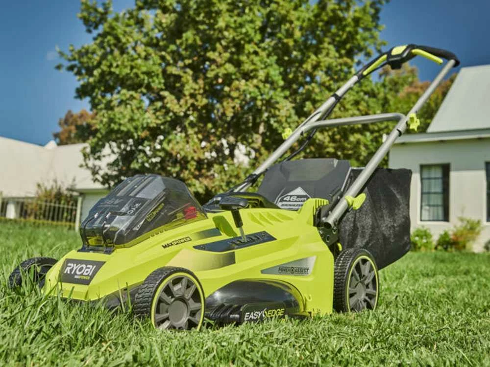 Tondeuse Ă Batterie RYOBI RLM36X46H50PG - 36V - 5Ah - Bac De 45 L - Coupe De 46 Cm â Image 10