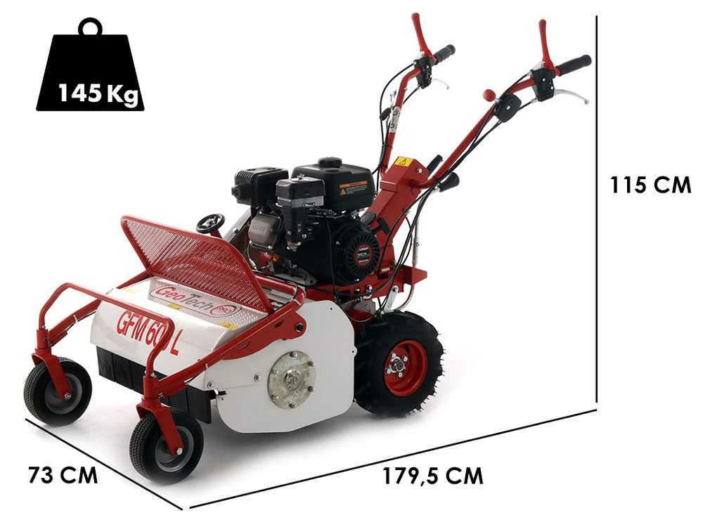 Tondeuse Débroussailleuse à Fléaux Autotractée GeoTech-Pro GFM 600 L