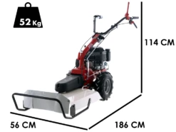 Tondeuse Débroussailleuse Multifonctions Eurosystems P55 - Moteur Loncin 196 Cm3