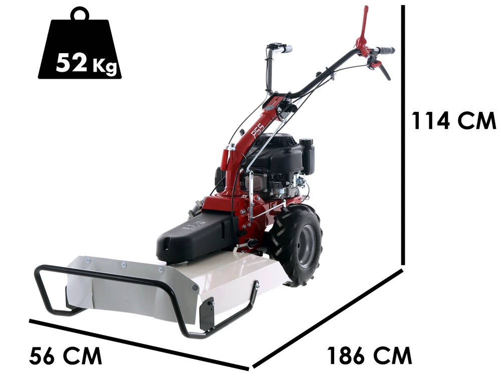 Tondeuse Débroussailleuse Multifonctions Eurosystems P55 - Moteur Loncin 196 Cm3