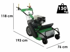 Tondeuse Débroussailleuse Professionnelle à Fléaux Lampacrescia MGM TTR690 - Moteur Honda GX270