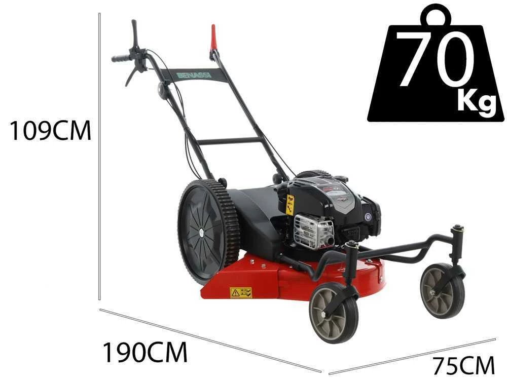 Tondeuse Débroussailleuse Benassi FT552 4R - Motofaucheuse 4 Roues - Lame De 52cm