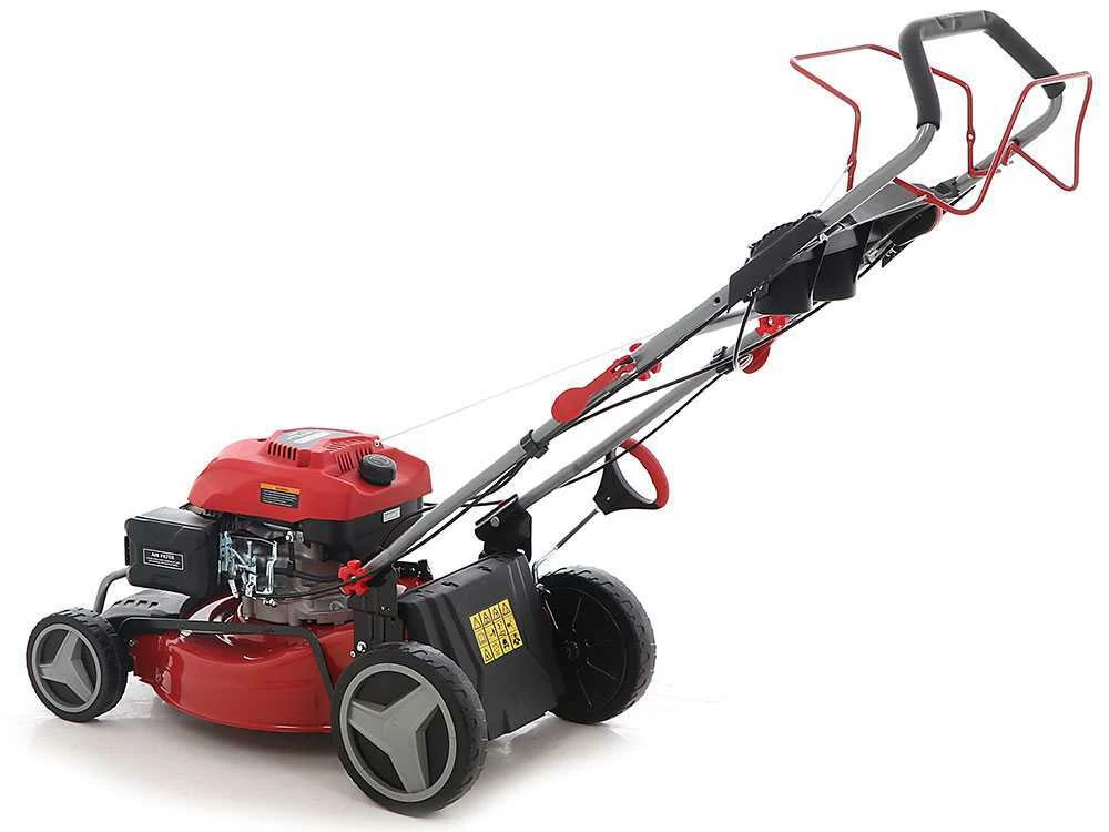 Tondeuse à Gazon Autotractée Thermique GeoTech S46-175 BMSGW Avec Moteur De 173cc - 4en1 – Image 9