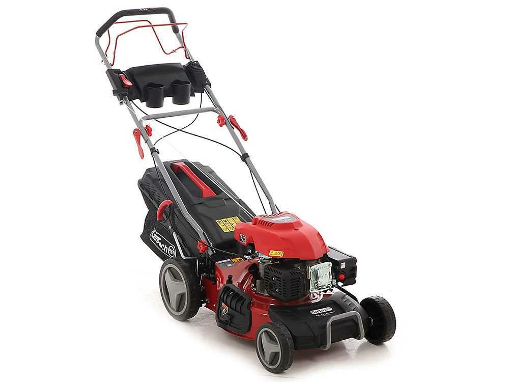 Tondeuse à Gazon Autotractée Thermique GeoTech S46-175 BMSGW Avec Moteur De 173cc - 4en1 – Image 12