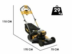 Tondeuse à Gazon à Batterie DeWalt DCMWSP564N-XJ - 18V - SANS BATTERIE NI CHARGEUR DE BATTERIE
