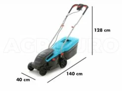 Tondeuse à Gazon Gardena PowerMax 1200/32 - Largeur De Coupe 32 Cm - 30L