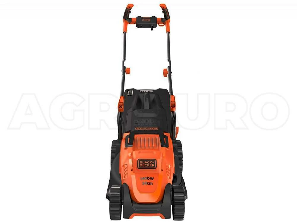 Tondeuse à Gazon électrique Black & Decker BEMW461BH-QS - Largeur De Lame 34 Cm Puissance 1400 Watts – Image 7