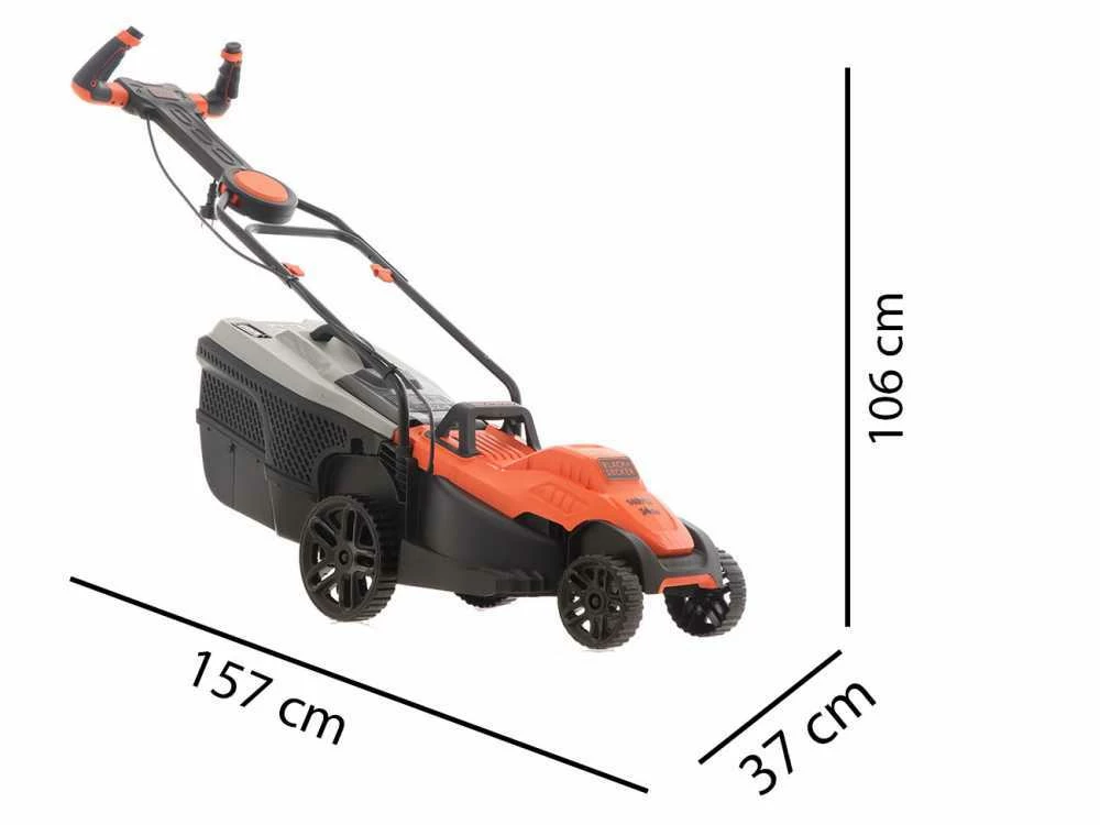 Tondeuse à Gazon électrique Black & Decker BEMW461ES-QS - Largeur De Lame 34 Cm Puissance Max 1400W – Image 12