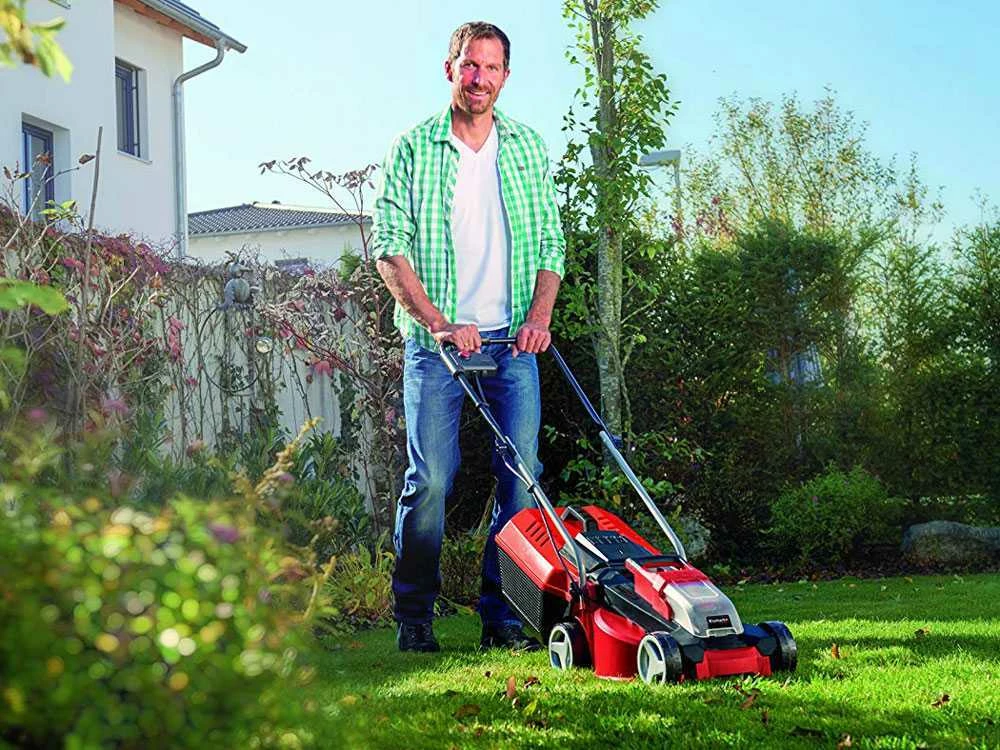 Tondeuse Ă Gazon Sur Batterie Einhell GE-CM 18/30 Li PXC - Avec Batterie 18V 4.0Ah â Image 2