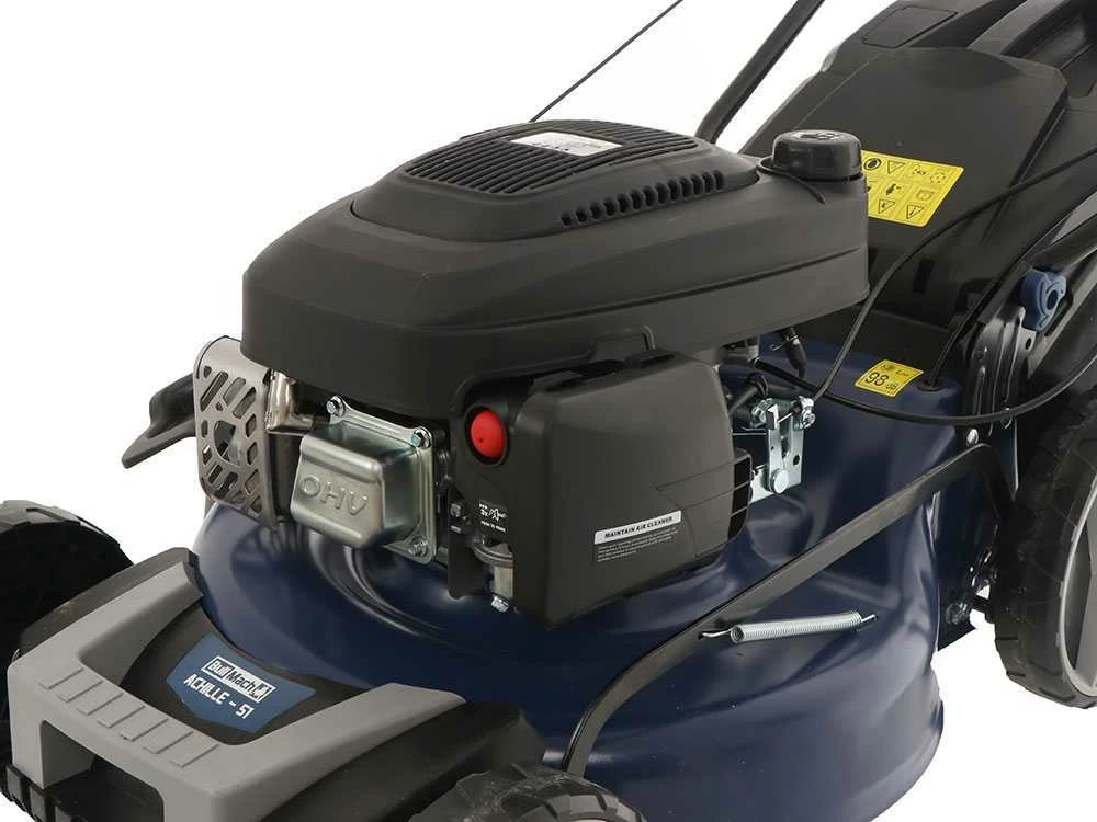 Tondeuse à Gazon Thermique Autotractée BullMach ACHILLE 51 MY22 - 4 En 1 - Moteur Thermique De 224 Cm3 – Image 17