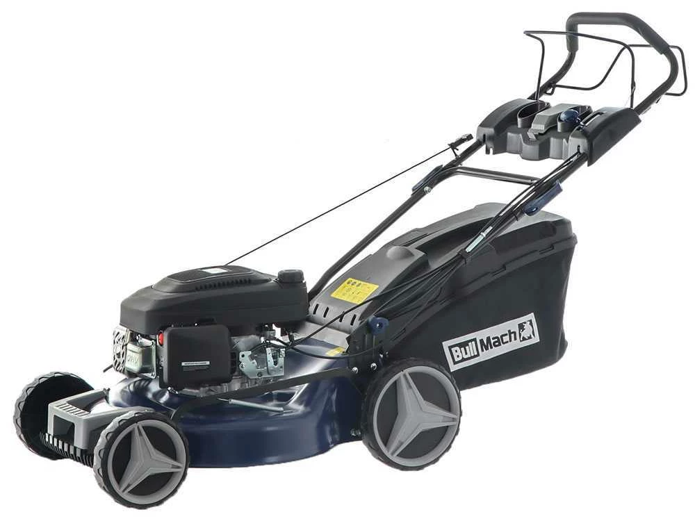 Tondeuse à Gazon Thermique Autotractée BullMach ACHILLE 51 MY22 - 4 En 1 - Moteur Thermique De 224 Cm3 – Image 4