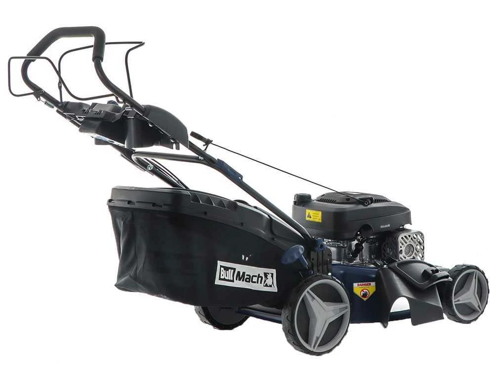 Tondeuse à Gazon Thermique Autotractée BullMach ACHILLE 51 MY22 - 4 En 1 - Moteur Thermique De 224 Cm3 – Image 8